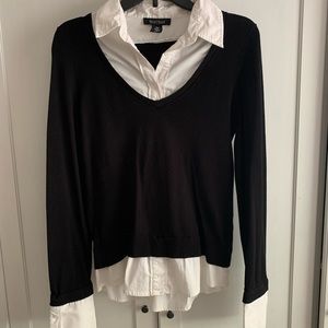 White House Black Market dress shirt/sweater